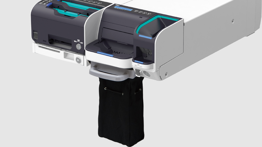 オーバーフロー硬貨の自動出金対応のイメージ