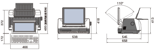 SJ-9500外形寸法図