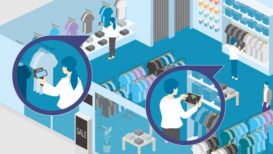 タグ位置情報を活用した商品探索対応のイメージ画像