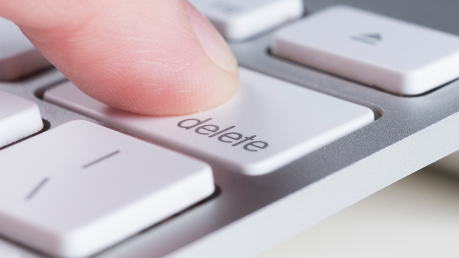 deleteキークリックのイメージ画像