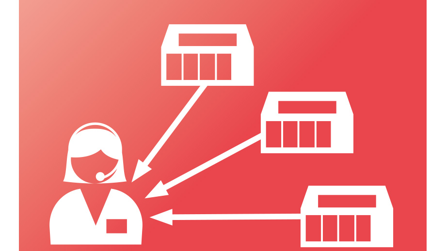 店舗と本部の連携のイメージ画像