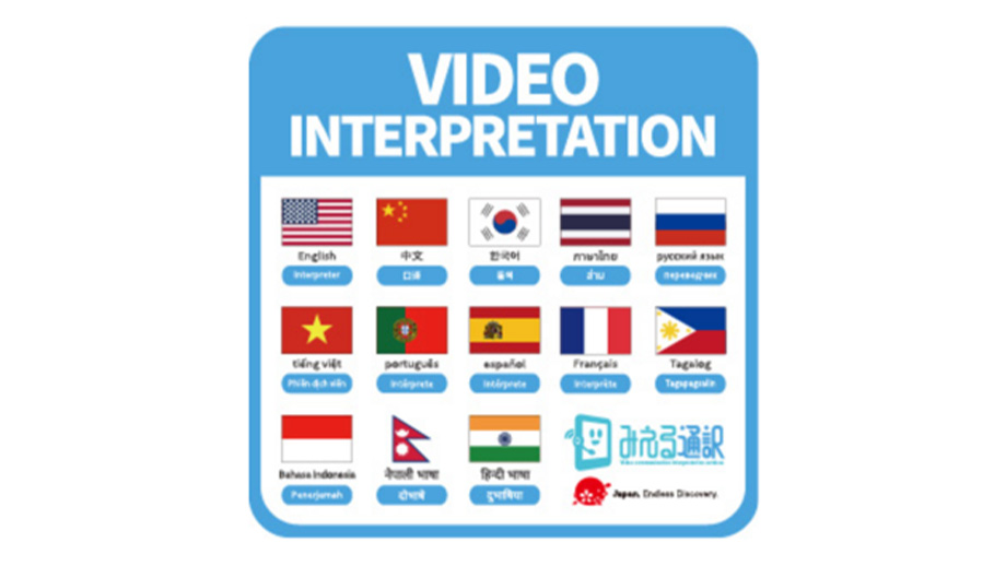 対応言語を説明するイメージ