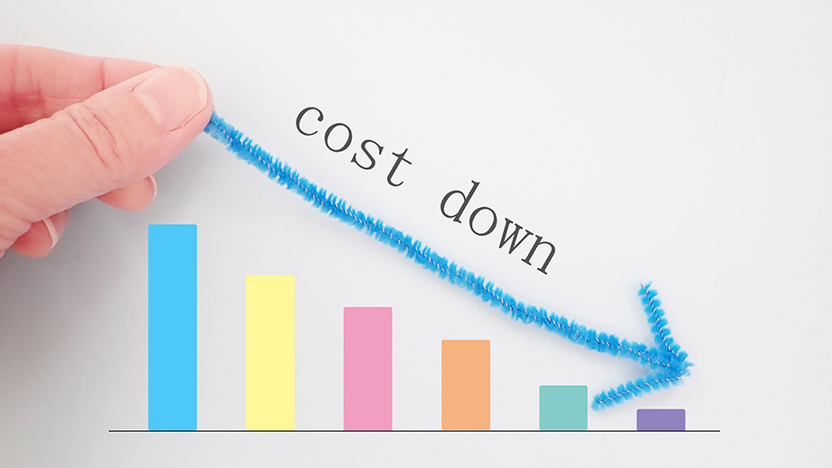 cost downのグラフのイメージ画像