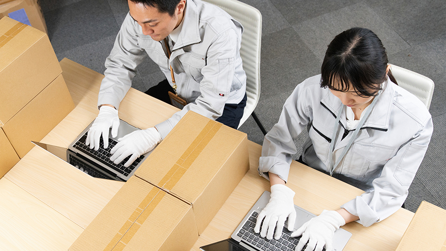 キッティング作業のイメージ画像