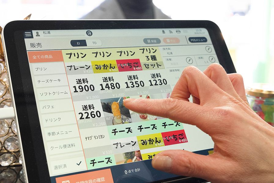 物品販売でもタッチでかんたん会計処理