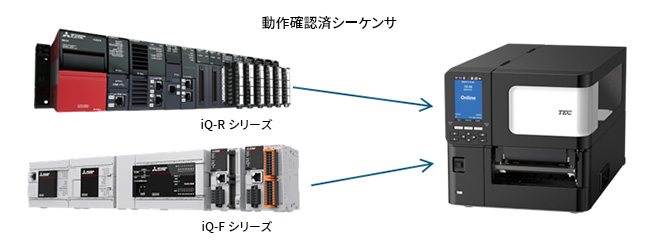 動作確認済シーケンサのイメージ