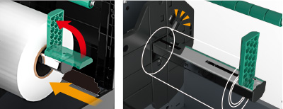 ラベルの残少を知らせるセンサーなどが作業を効率化のイメージ
