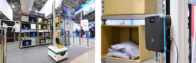 AMR自動棚卸システムのイメージ