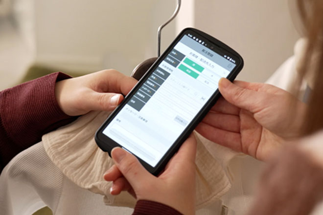 Shop Unifyによる在庫確認の様子のイメージ画像