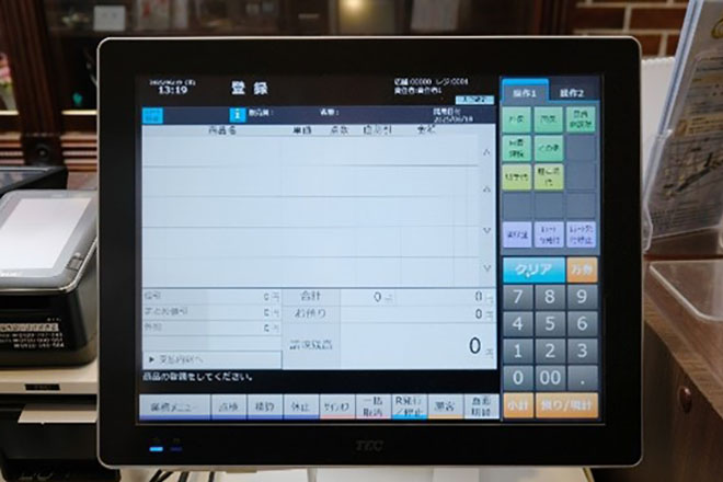入れ替えた新しいPOSシステムのイメージ