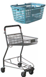 ショッピングバスケット·ショッピングカートのイメージ図