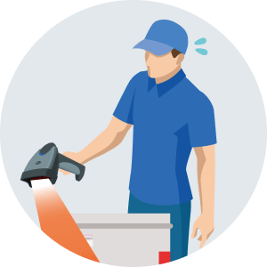 業務フローそのまま導入のイラスト