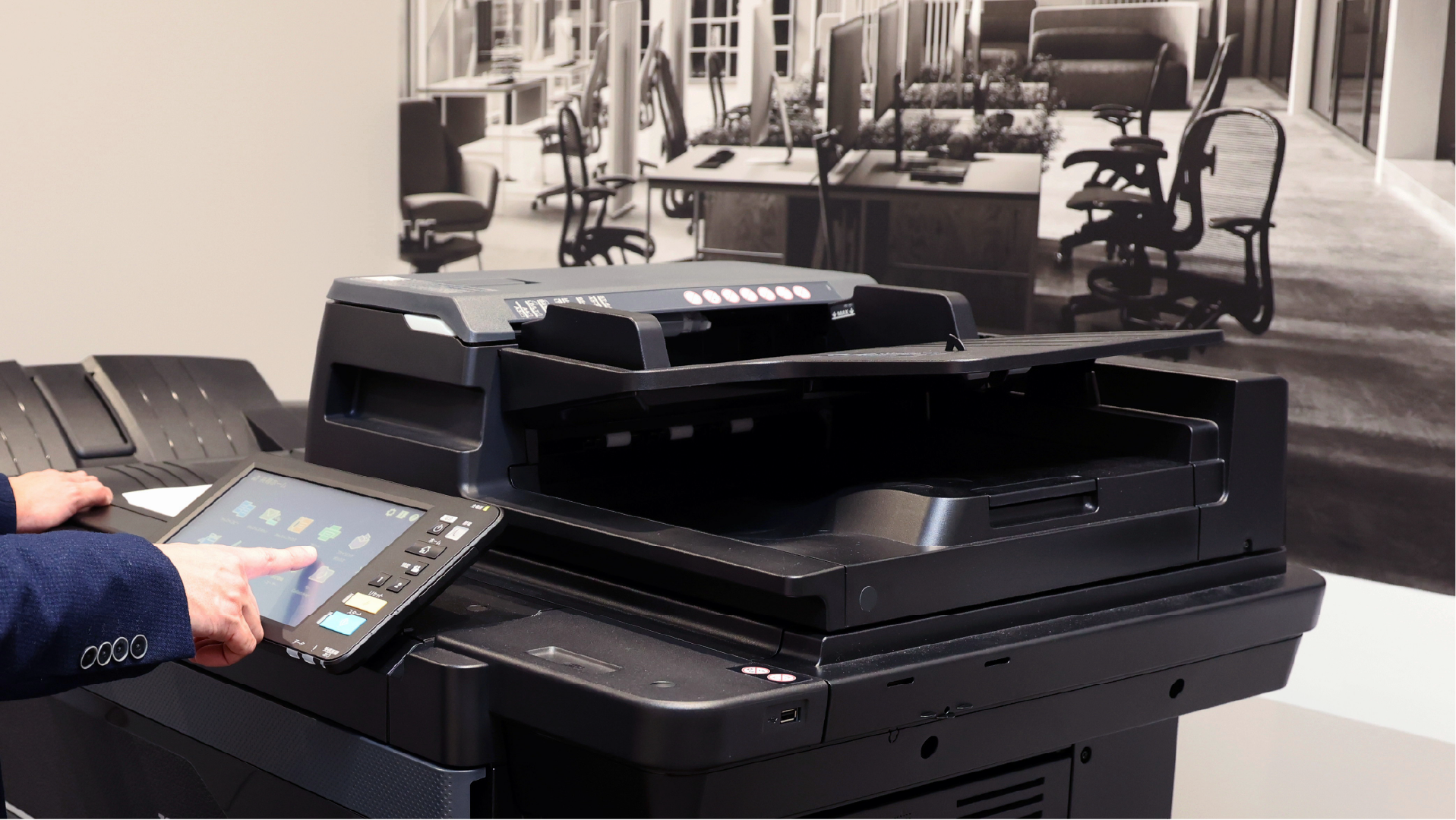 複合機操作のイメージ画像