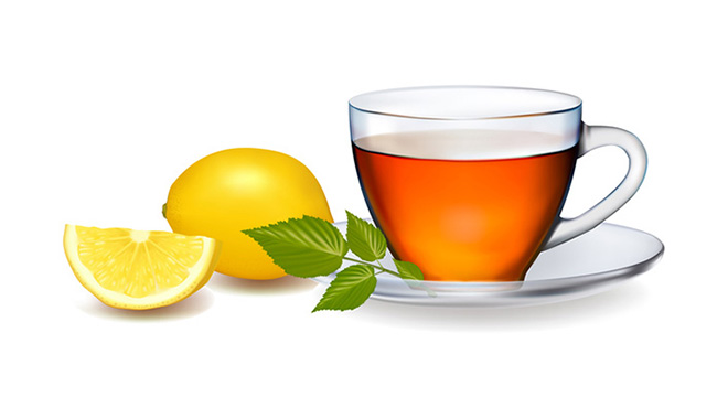 ホットティーなどの飲料のサンプルのイメージ画像