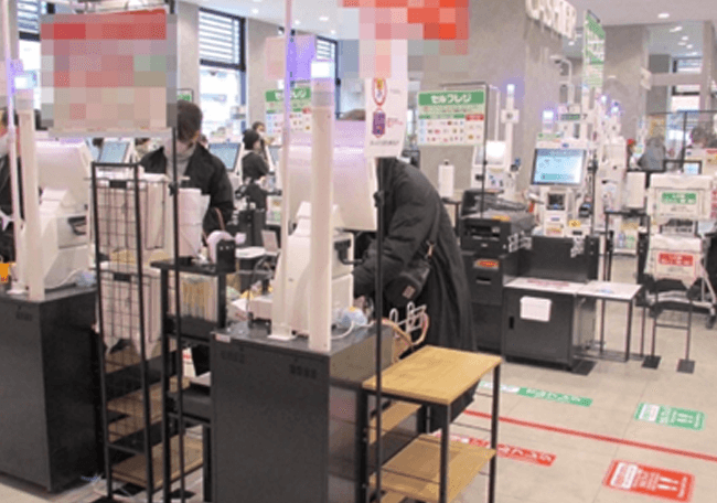 キャッシュレス専用レジのイメージ