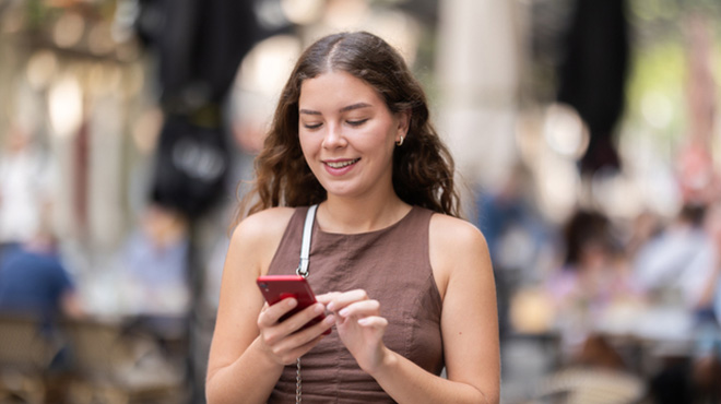 携帯電話の動きを測定のイメージ画像