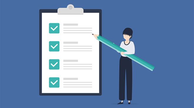 チェックリストのイメージ画像