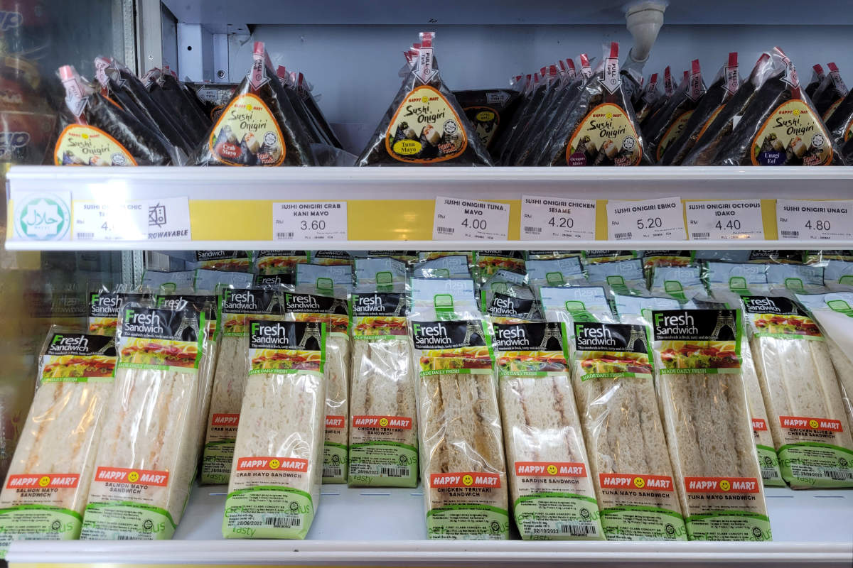 水平陳列のイメージ写真