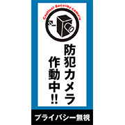 防犯カメラ作動中_B