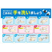 手洗い手順（大人向け）