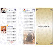 ラウンジメニュー（表）