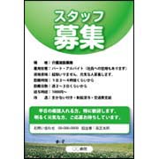 スタッフ募集POP