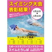 スイミング大会表彰結果