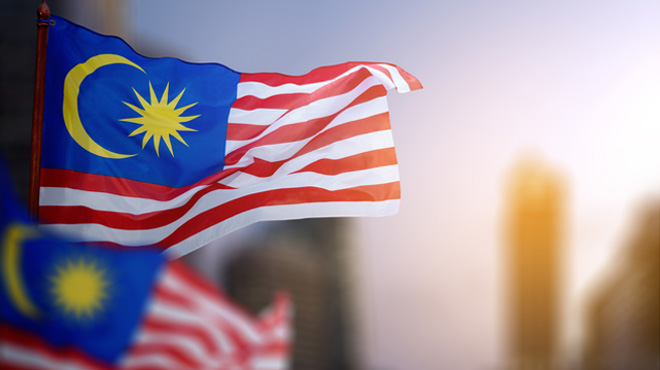 マレーシアの国旗のイメージ画像