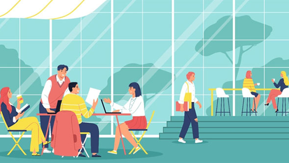 コワーキングスペースのイメージ画像