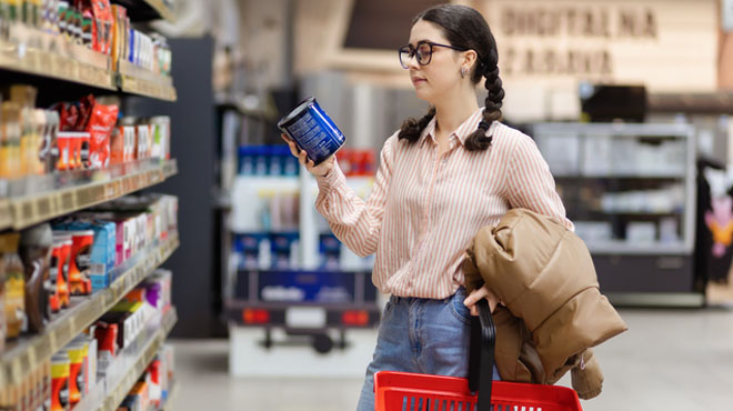 女性が買い物をするイメージ