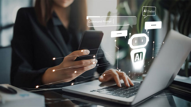 生成AIを使うイメージ画像