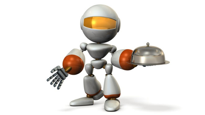 配膳ロボットなどの設備投資を支援する「省力化投資補助金」のイメージ