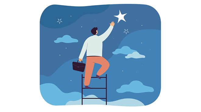 星に手を伸ばす人のイメージ画像