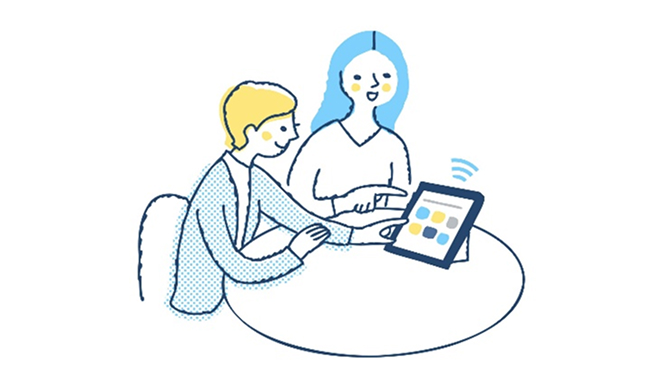 オーダーシステムを利用しているイメージ画像