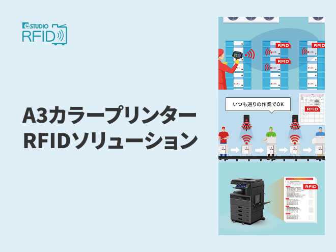 A3カラープリンターRFIDソリューション イメージ
