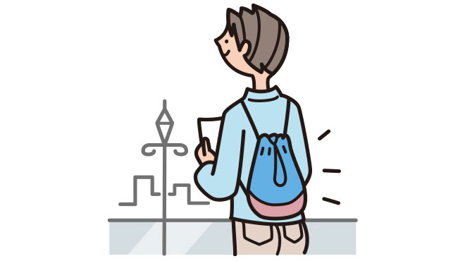 ナップサックのイメージイラスト