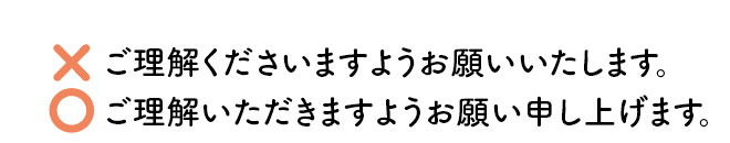 敬語の使い方イメージ画像