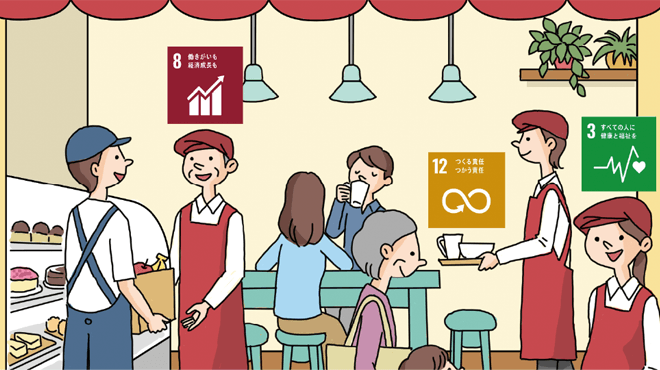 今日から取り組むSDGsのイメージ