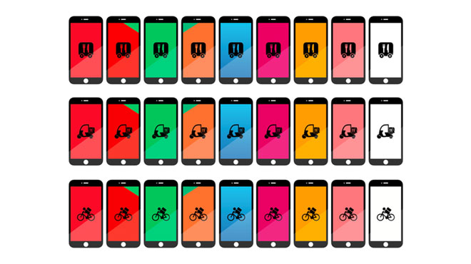 デリバリーアプリのイメージ画像