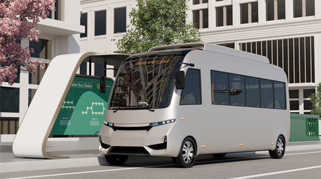自動運転バスのイメージ画像